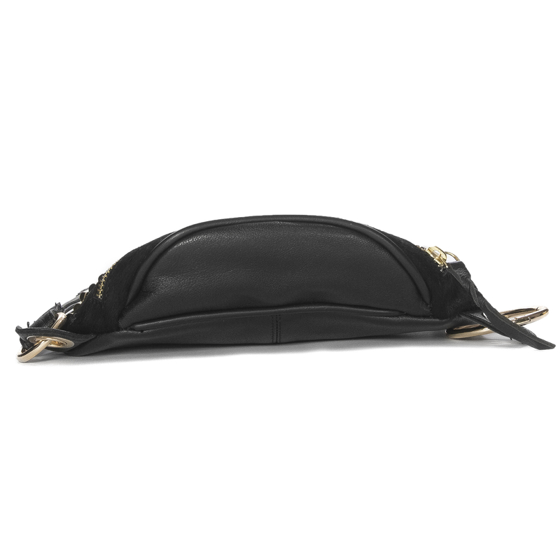 Piti Cuiti Women's Handbag Black with Tassels
