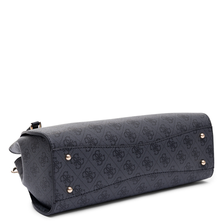 Guess Elegant Monogram Classic Handbag Black HWBG9672070-COAL