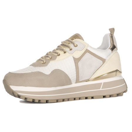 Liu Jo Women's Platform Sneakers Beige&Yellow
