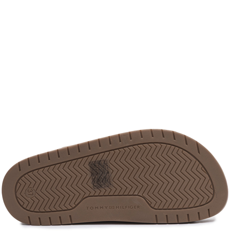 Tommy Hilfiger Modne Wygodne Płaskie Sandały Damskie Zamszowe Różowe T3A2-34305-PINK
