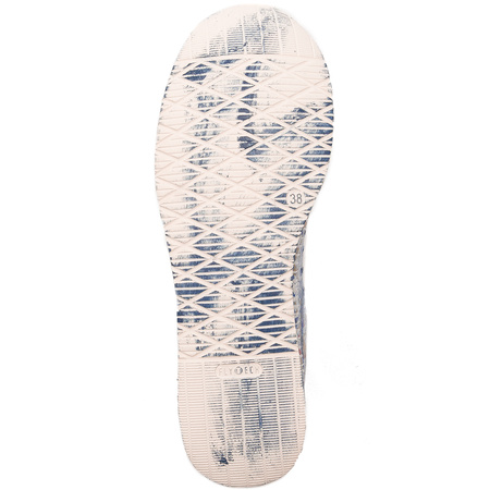 Maciejka Women's leather shoes White Blue