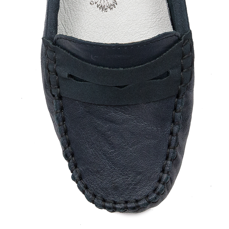 Rieker Women's moccasins leather pazifik navy blue