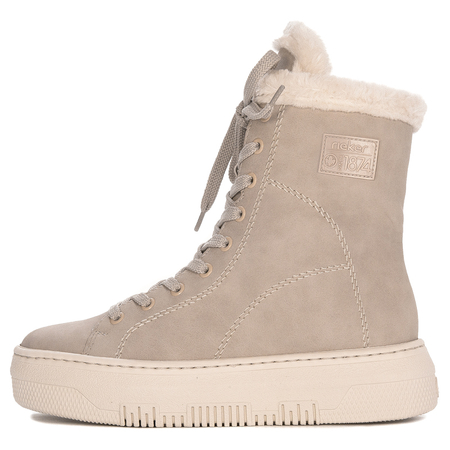 Rieker Women's Beige Warm Boots
