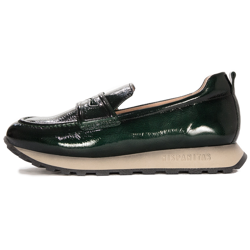 Hispanitas HI233012-C033 Greesn Women's Loafers