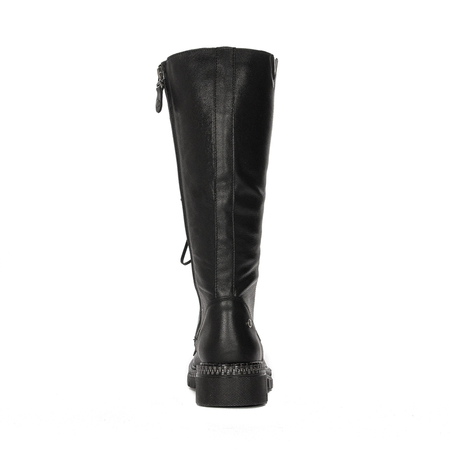 Maciejka Black Women's Lace-Up Boots
