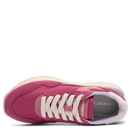 Hoff Suede-Textile Retro Runner Sneakers Low-Profile Pink 12602010