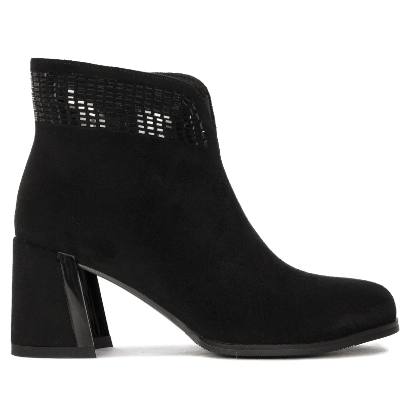 S.Barski Women's black ankle boots