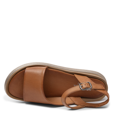 Maciejka Fashion Leather Wedge Sandals Comfortable Ginger L7629-29/00-1