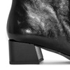 Maciejka Patent Ankle Boots Low Block Heel Black 04777-20/00-3