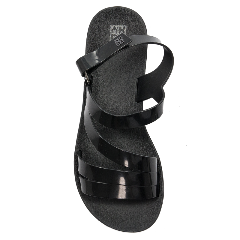 Sandały damskie Zaxy Freeze Sand Plat Fem Black Czarne