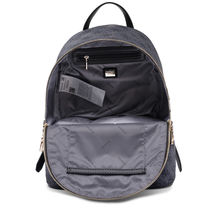 Guess Adrian Plecak Miejski Z Monogramem Czarny TWNB2168030-BLACK