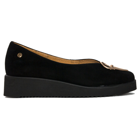 Maciejka 5315A-01/00-5 Black Suede Flat Shoes