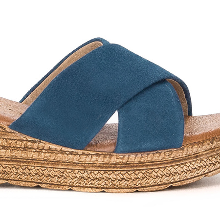 Maciejka 04565-06/00-5 Navy Sandals