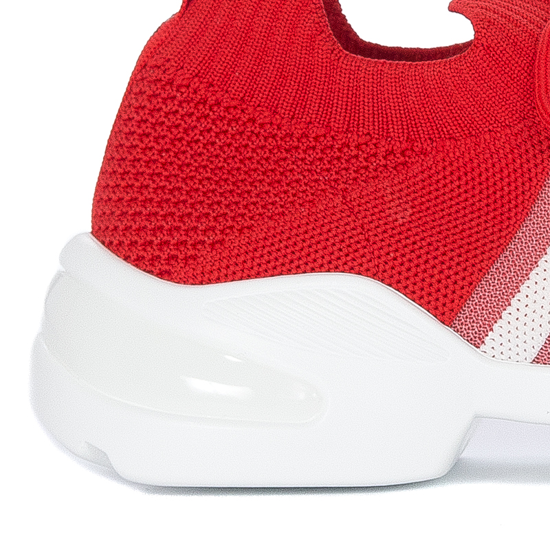 GOE Sneakersy buty damskie sportowe czerwone