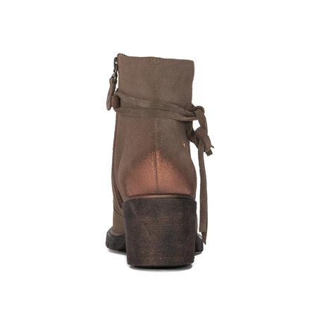 Maciejka Light Brown Women's Velor Boots