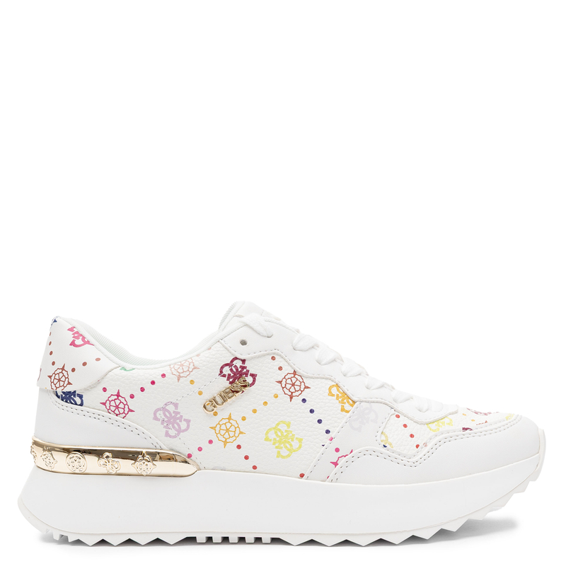 Guess Damskie Sneakersy Platformowe Sneakersy Białe FLPVN4-FAL12-WHMU