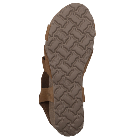 Yokono Women's leather anchor sandals Bari Ser Cuero brown