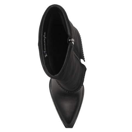 Maciejka Block-Heel Ankle Boots Leather Black K7206-01/00-8