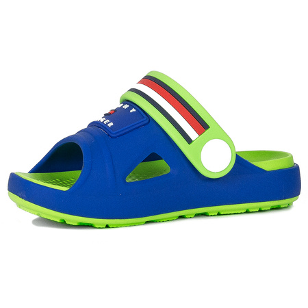 Tommy Hilfiger Kid's Slides Blue Green