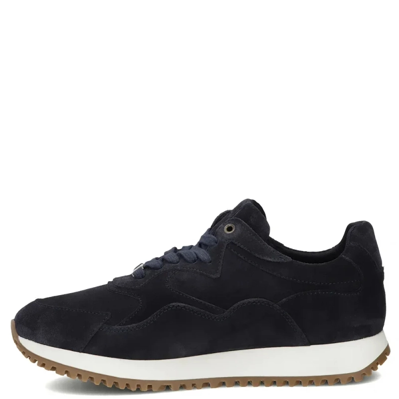 Filippo Sneakersy Męskie Skórzane Sznurowane Granatowe MP8276-26-NV