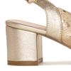 Sergio Leone Women's Gold Mix Sandals