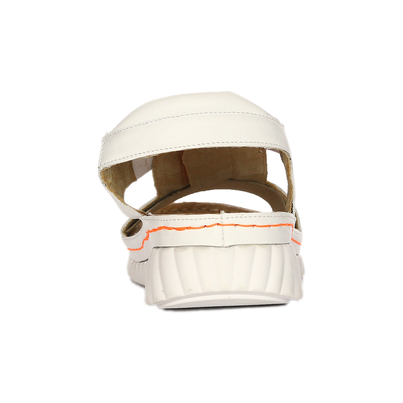 Maciejka Women's Leather White Sandals