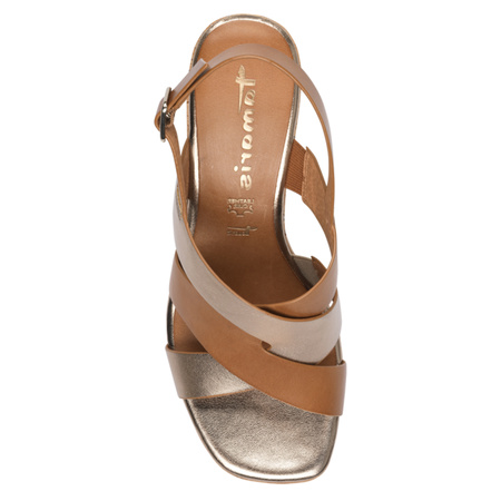 Tamaris Women's Sandals Cognac Comb Brown