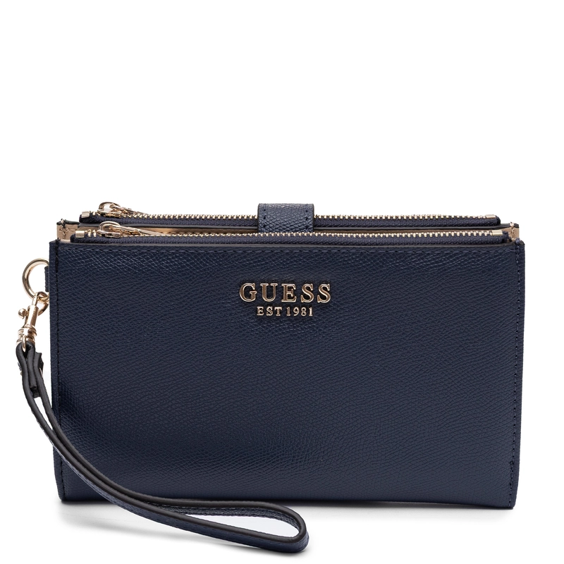 Guess Amorette Portfel Damski Duży Z Paskiem Granatowy SWBG7898157-MIDNIGHT