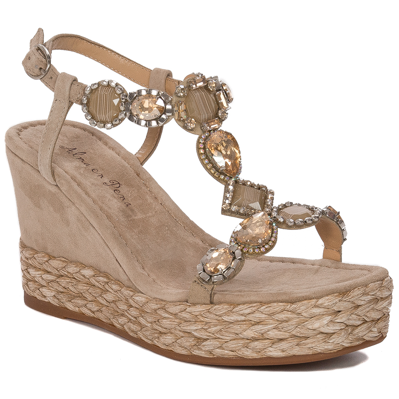 Alma En Pena Beige Sandals V23510