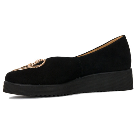 Maciejka 5315A-01/00-5 Black Suede Flat Shoes