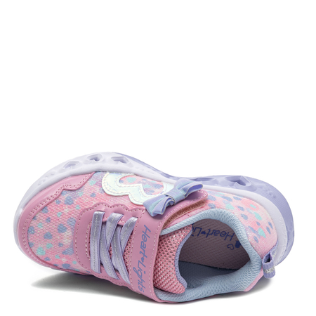 Skechers Heart Lights Kids' Sport Sneakers Light-Up Pink 302691N-PKLV