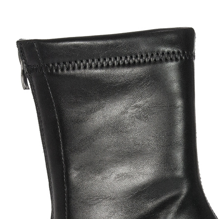 GOE Women's warm leather black boots