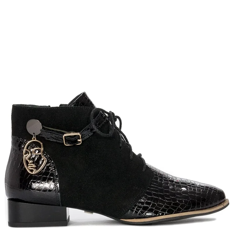 Maciejka 5743A-20/00-7 Women's Black Leather Boots