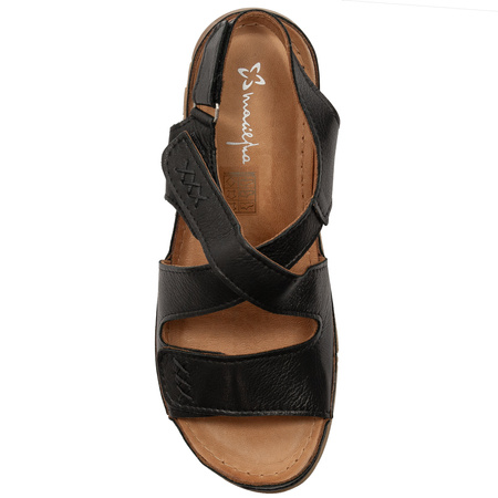 Maciejka Women's Leather Sandals Black