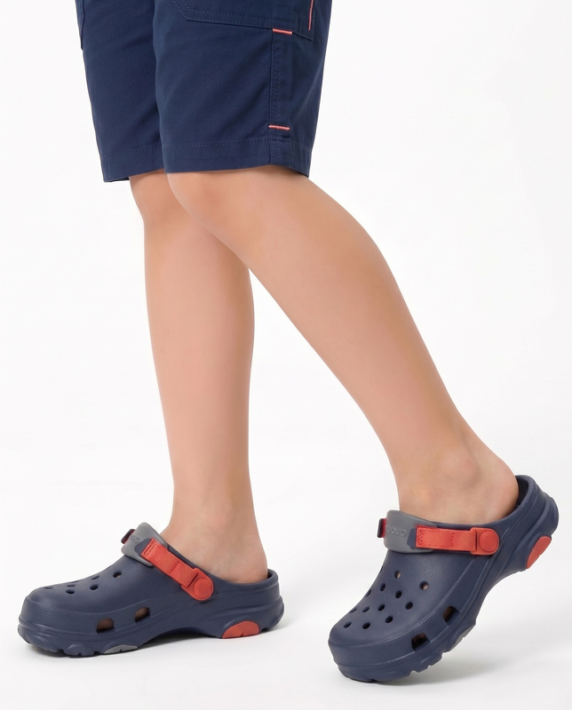Crocs Classic All-Terrain Clog Kids Boy's Lightweight Clogs Navy 207458-410