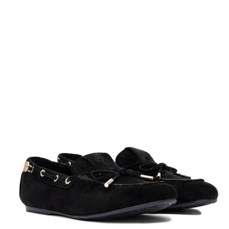 Guess Półbuty Damskie Czarne z Kokardką FLPAIS-SUE14 Black