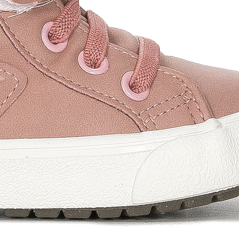 Kangaroos Botki dla dziewczynki Dusty Rose/Frost Pink