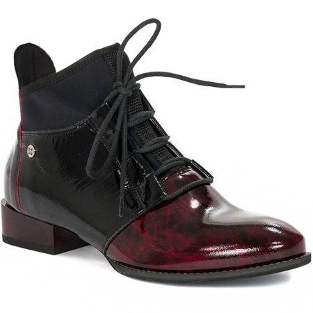 Maciejka 04744-29/00-7 Burgundy Lace-up Boots