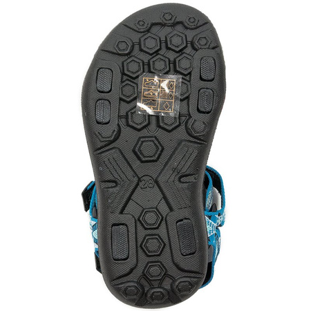 Lee Cooper Sandały dziecięce chłopięce Black-Blue Niebieskie