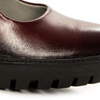 Maciejka Leather Platform Pumps Burgundy 02629-23-00-1