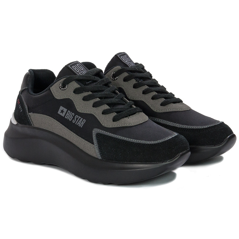 Sneakersy Big Star JJ274989 Black Czarne