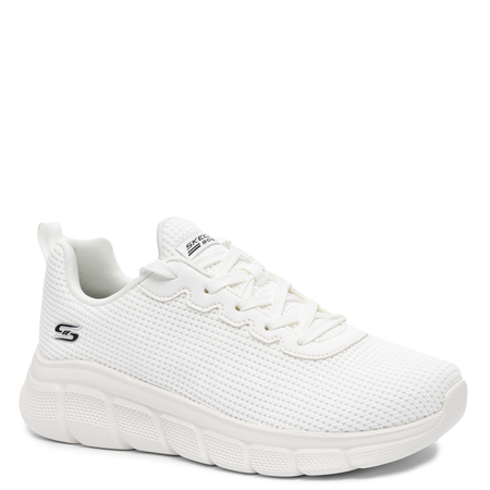 Skechers Bobs Squad Women's Platform Sneakers White 117346-W