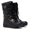 Tommy Hilfiger Puffer Snow Boots Zipper And Lacing Black T3A6-34053-BLACK