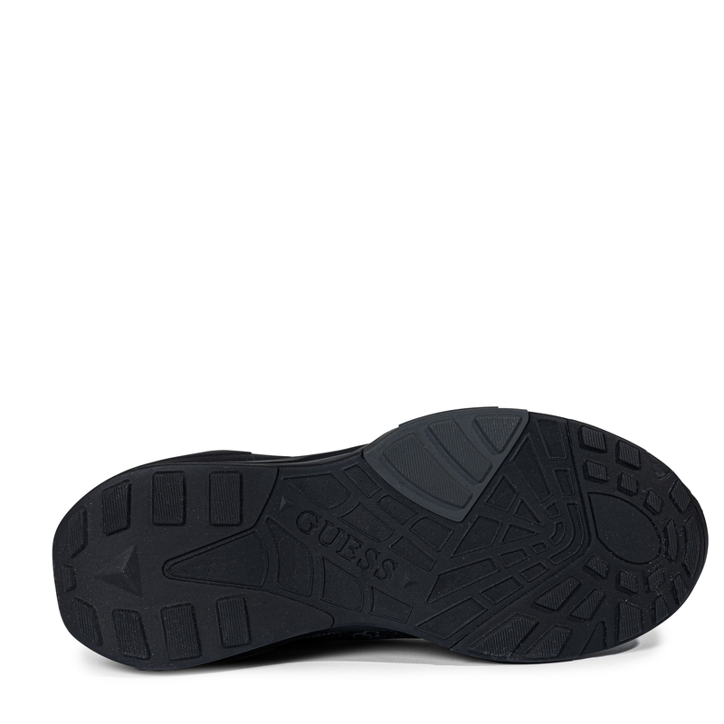 Guess Chunky Side-Zip Sneakers 4G Monogram Black FMFVALELE12-BLACK