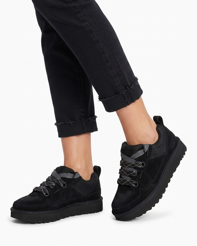 UGG Lowmel Sneakersy Platform Czarne 1168890 BLK