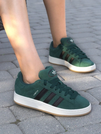 Adidas Campus 00s Sneakersy skórzane zamszowe zielone