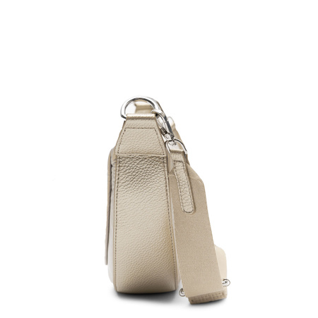 Wonders Half-Moon Lightweight Crossbody Bag Adjustable Strap Gold WB-55030-PLATINO