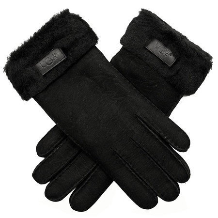 UGG 17369 Turn Cuff Glove Black Gloves