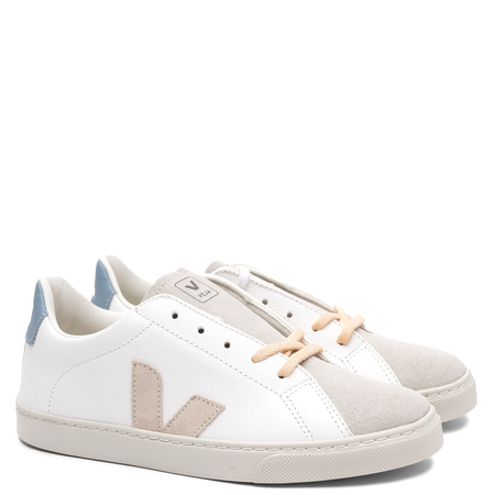 Veja Women's Leather White Sable Steel Sneakers