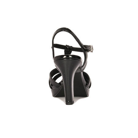 Marco Tozzi Black Patent Women's Sandals